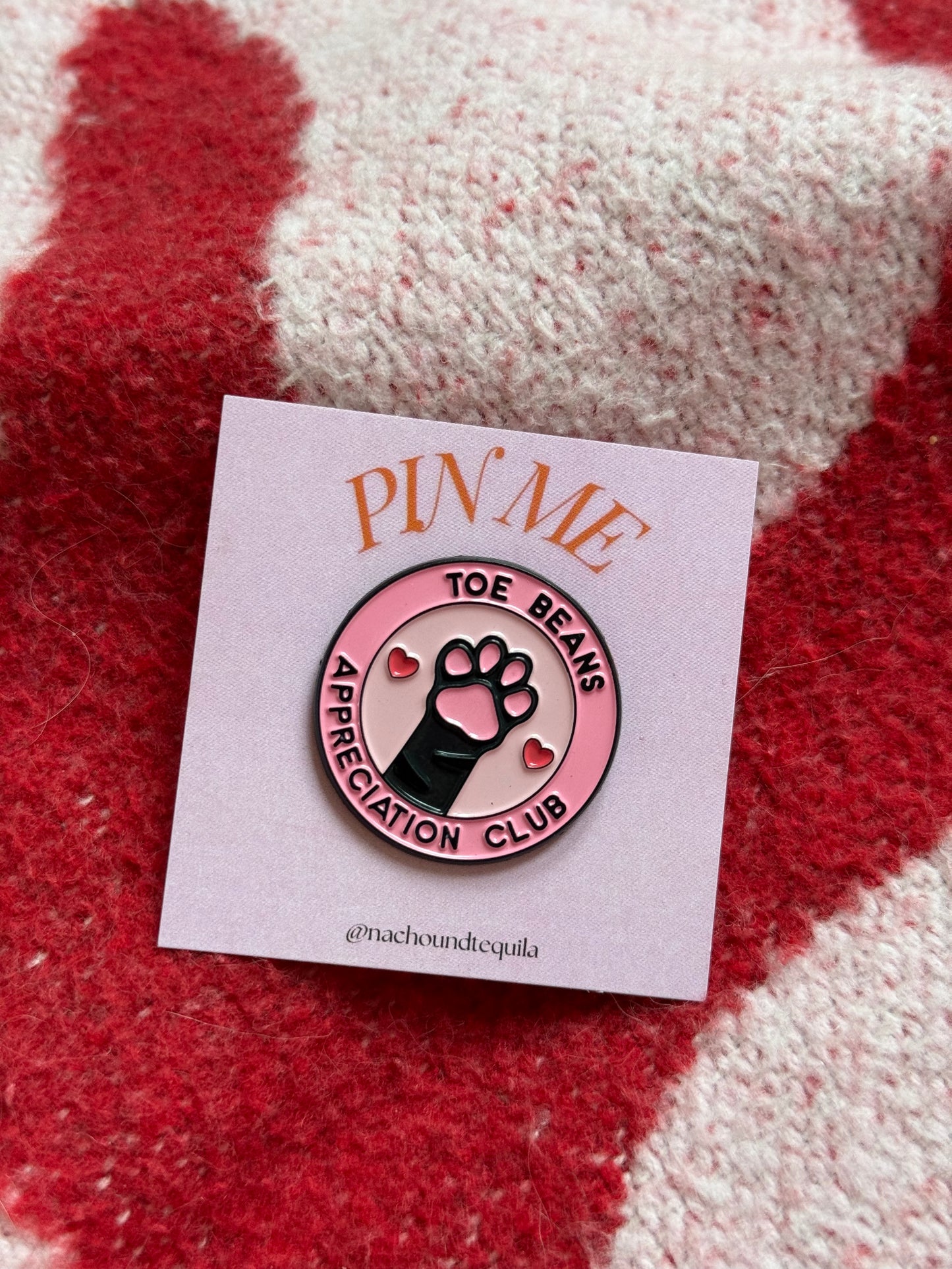 Toe Beans Club Pin