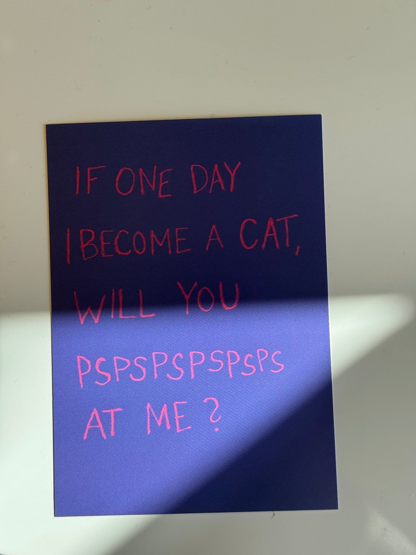 Cat pspsps Karte