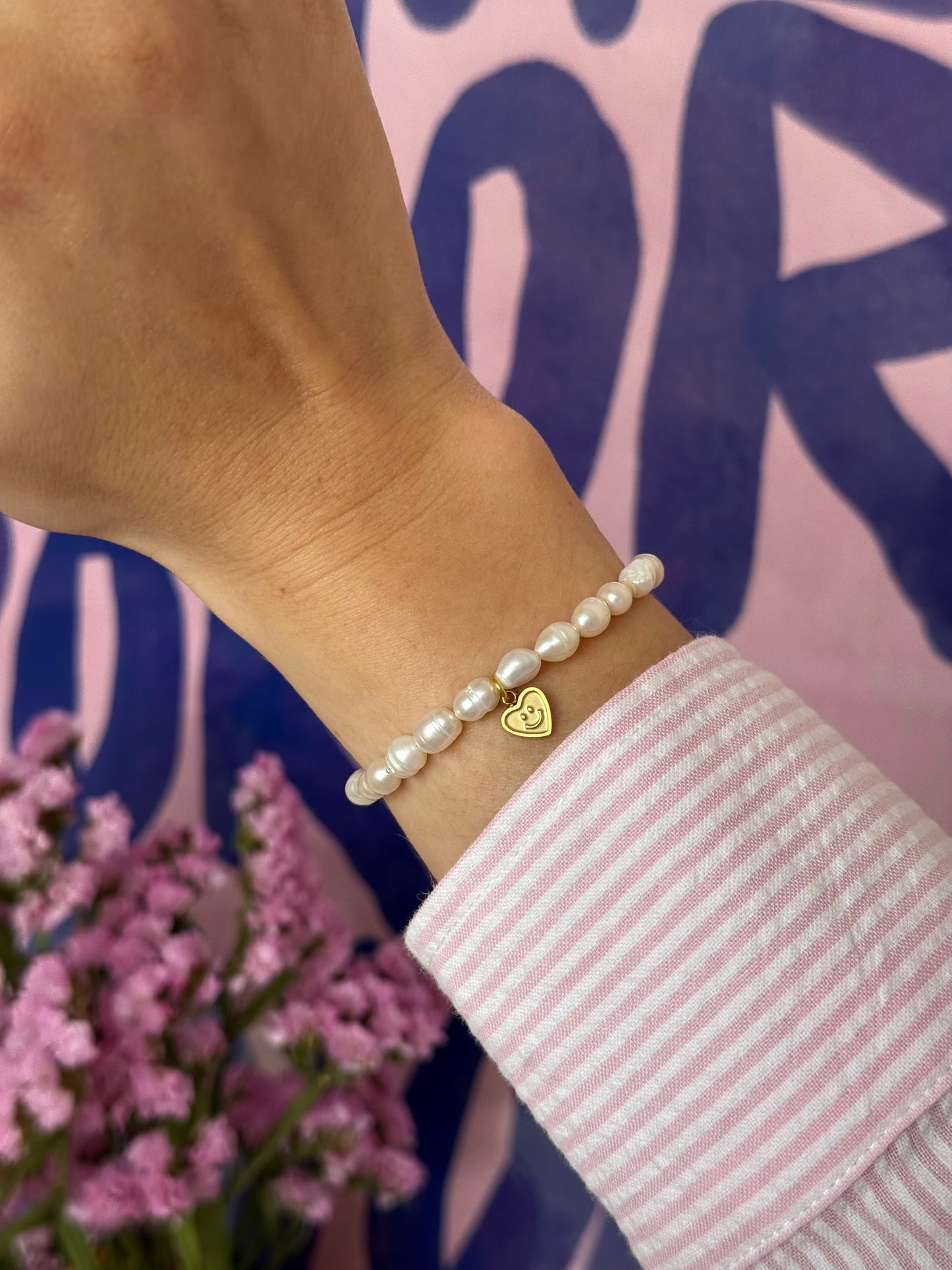 Happy Heart Perlenarmband