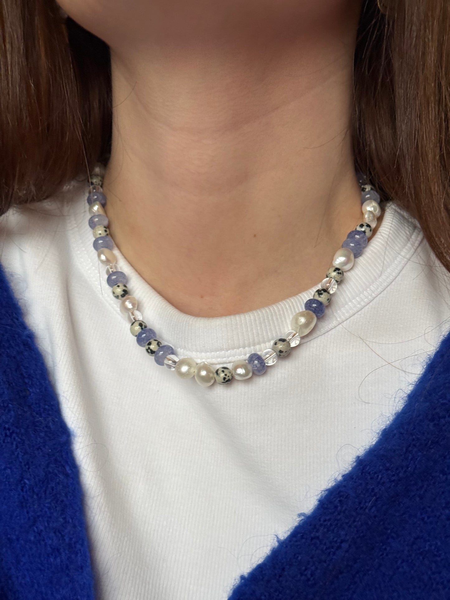 Blue lace Kette