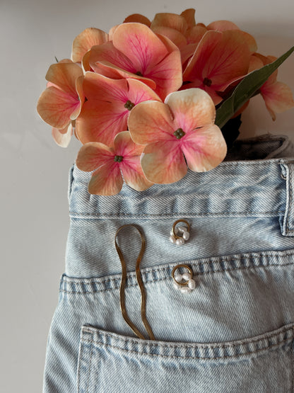 Basic Perlen Creolen small
