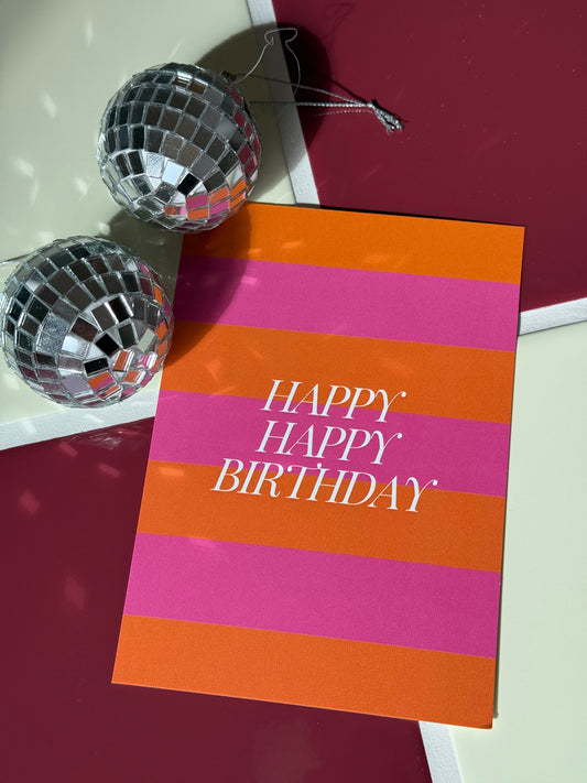 Happy Birthday Karte