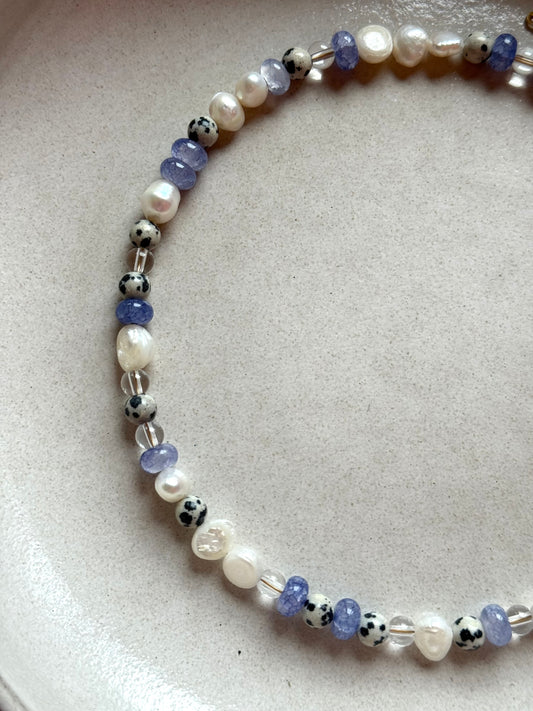 Blue lace Kette