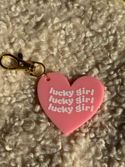 Lucky Girl Schlüsselanhänger