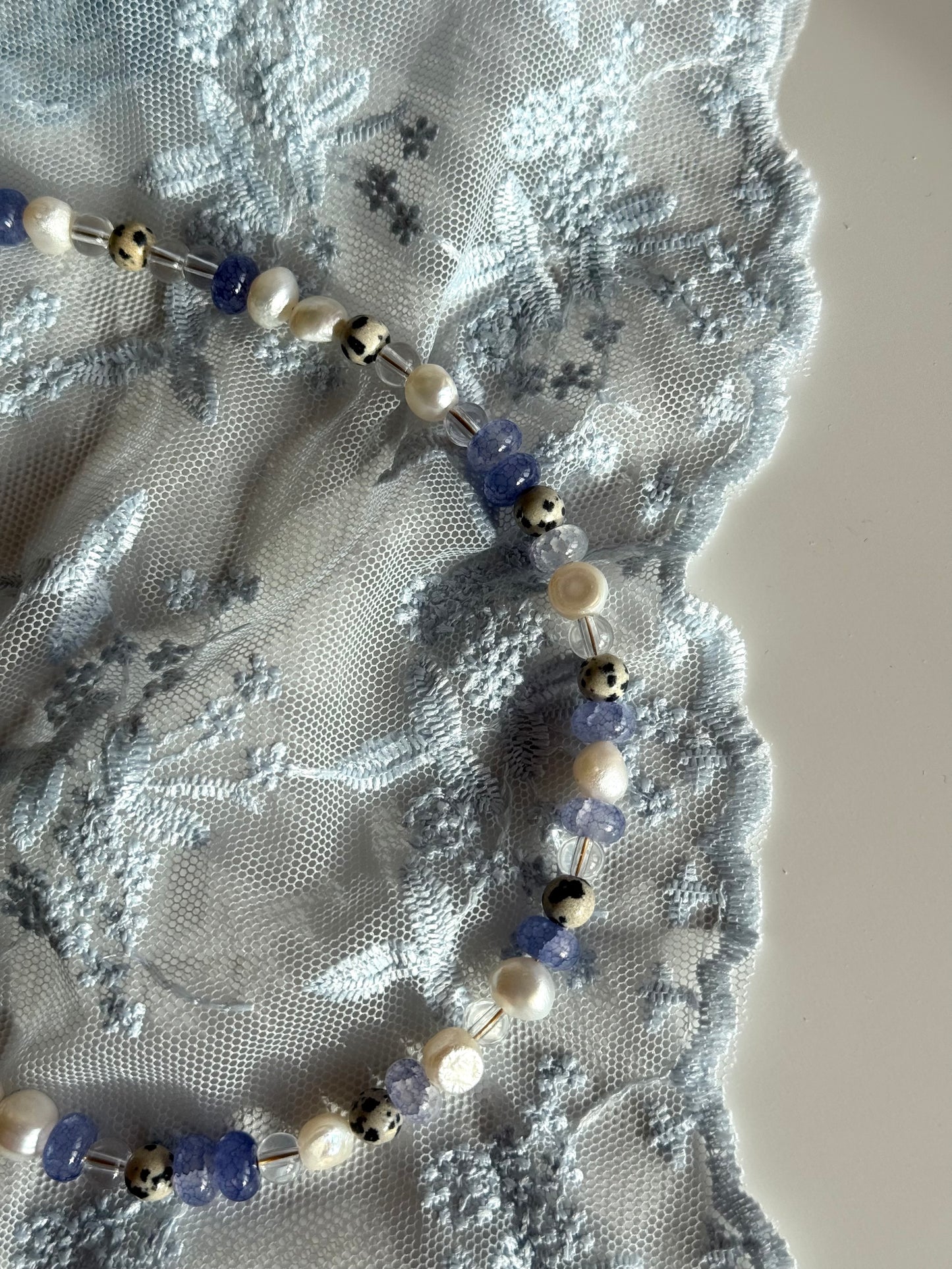Blue lace Kette