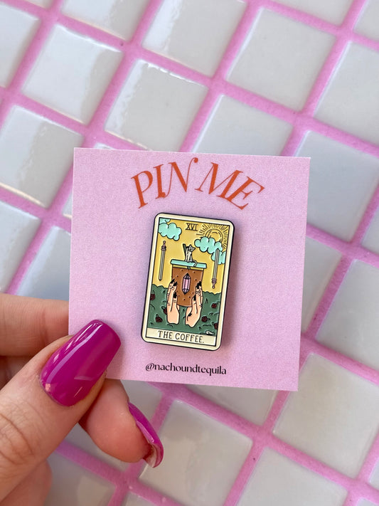 Coffee Tarot Pin