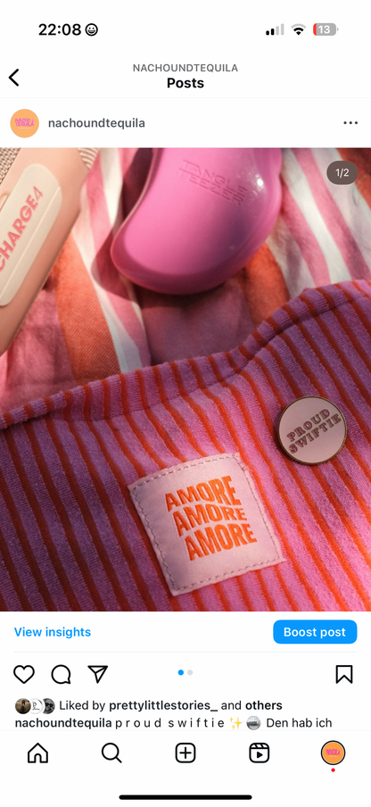 Karma Swiftie Pin