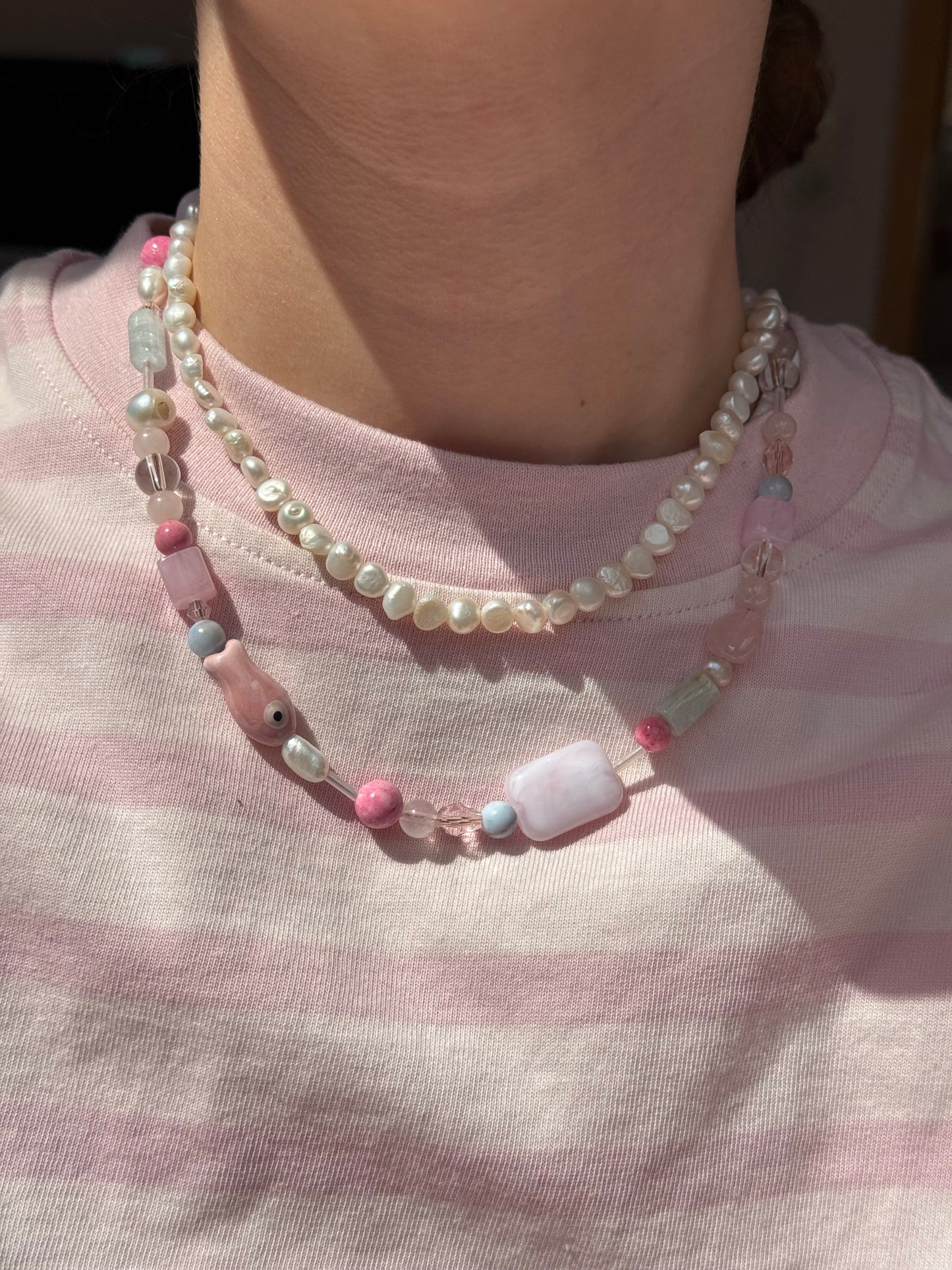Pink beach Kette