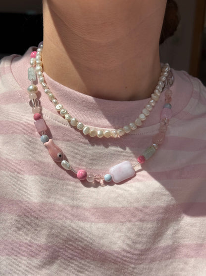 Pink beach Kette